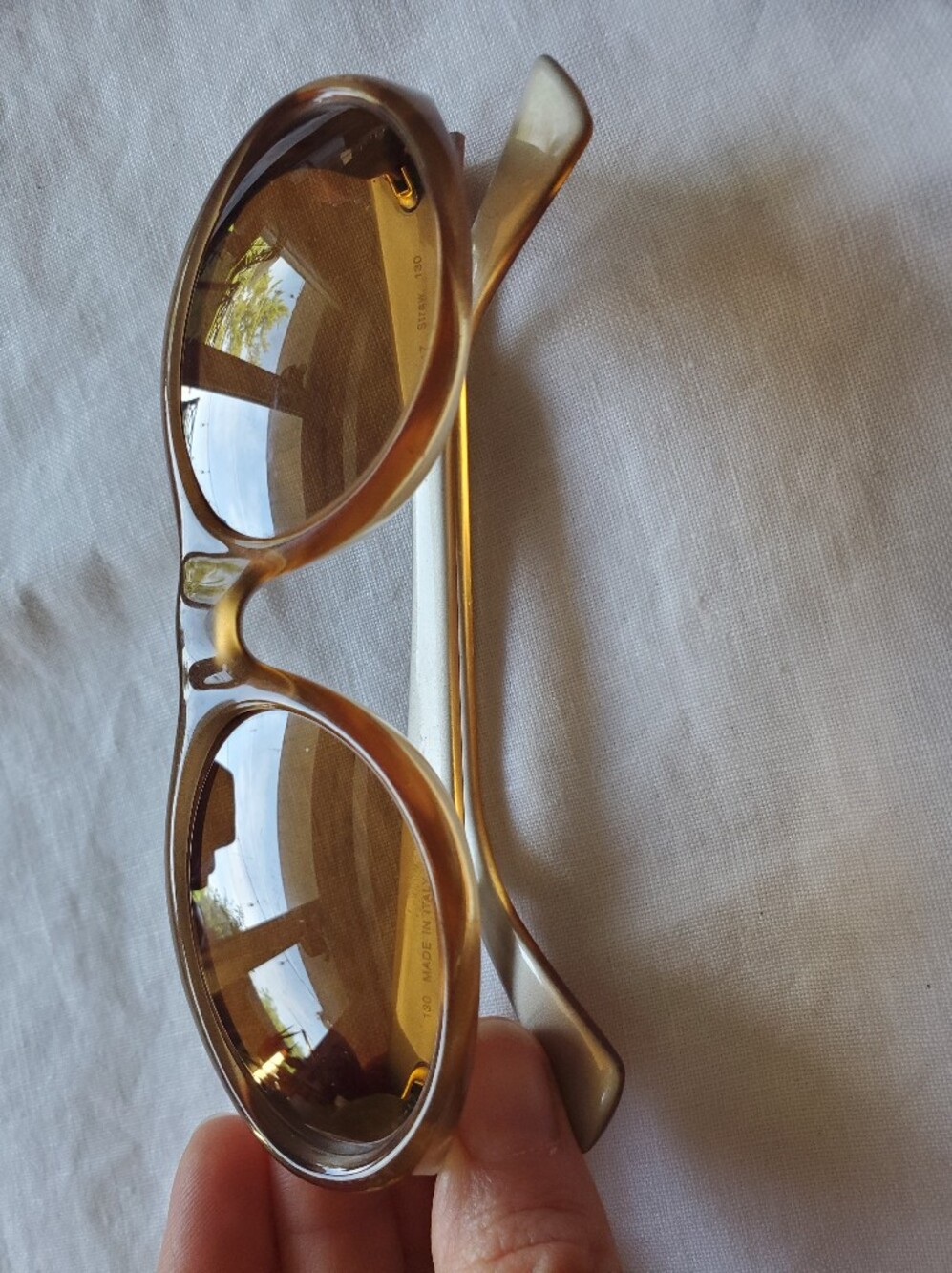 (used) Fendi Sand Cat-Eye Sunglasses
